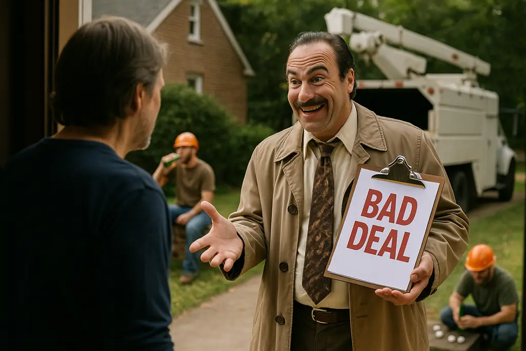 why you should avoid unlicensed tree companies