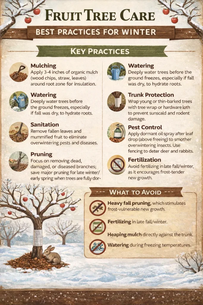 Fruit Tree Pruning Infographic