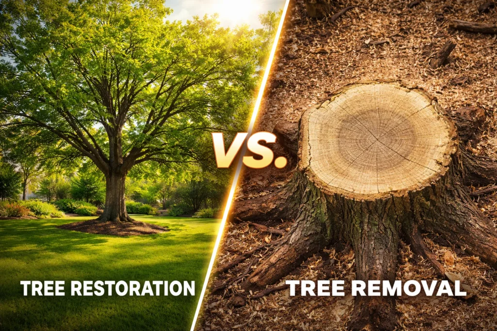 Tree Preservation and Restoration Vs. Removal