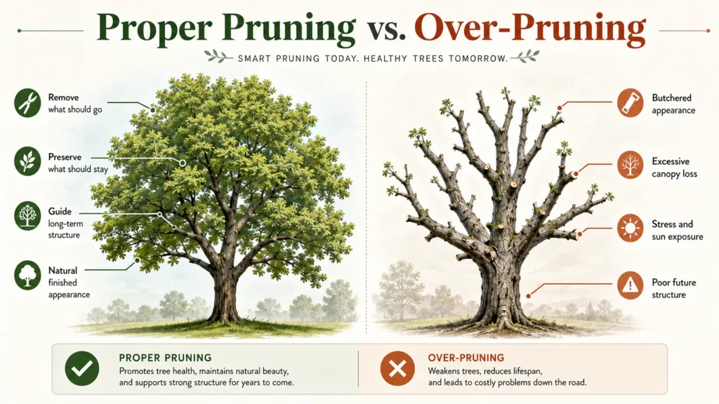 Pruning vs. Over-Pruning
