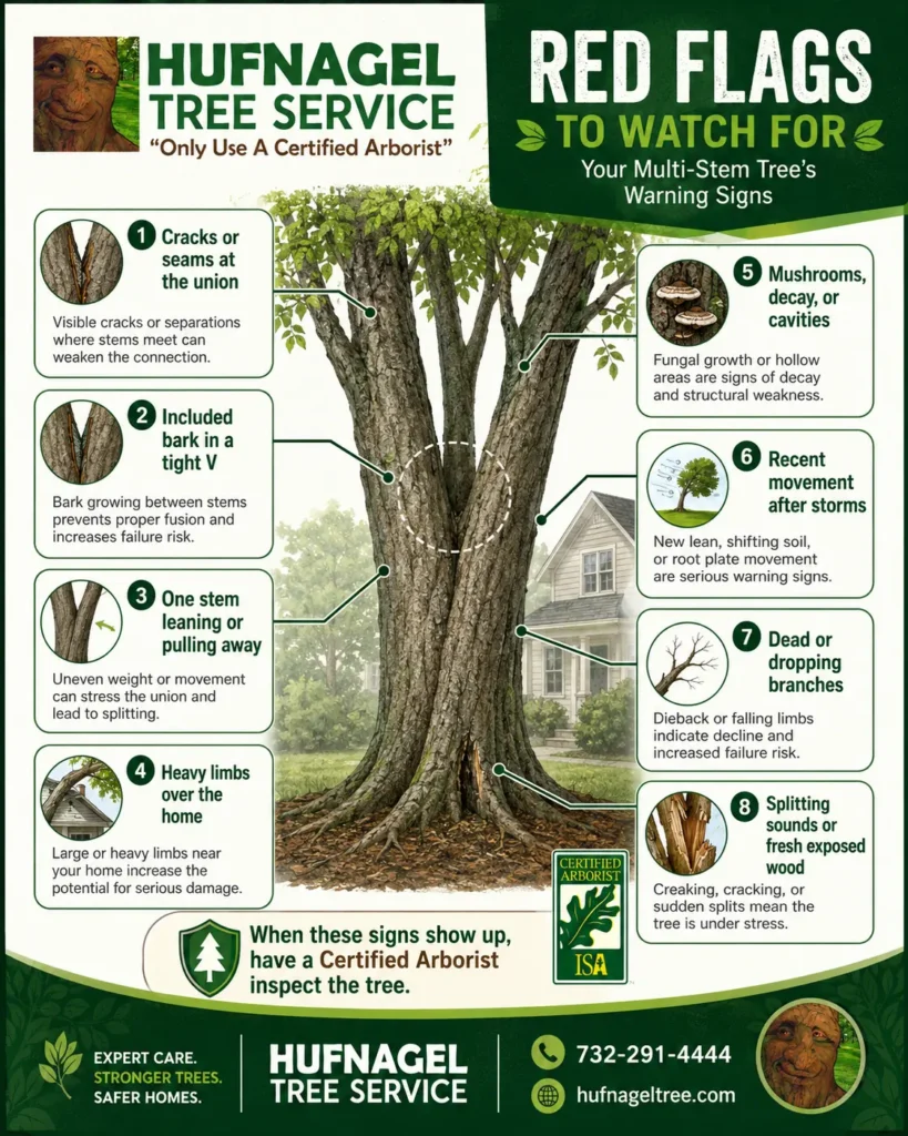 Codominent Tree Stems Infographic