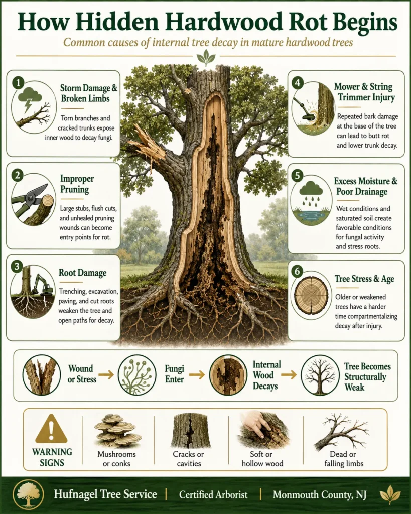hardwood rot infographic
