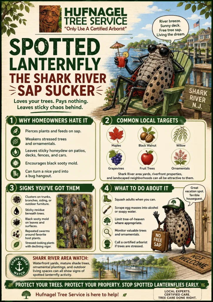 Shark River Spotted Lanternfly Infographic