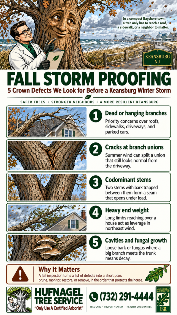 Fall Storm Proofing for Keansburg Trees Infographic