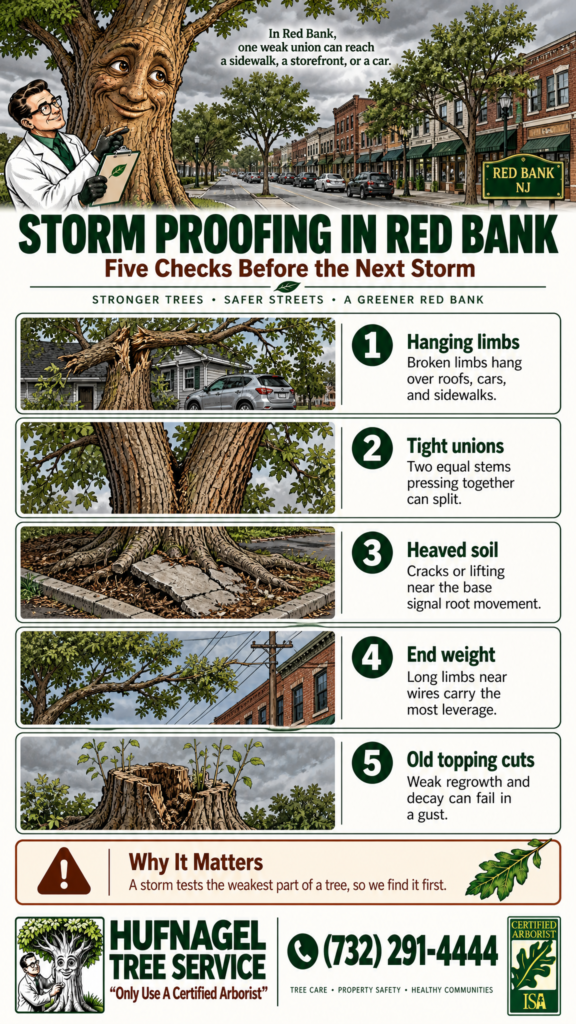 Storm proofing in Red Bank: five checks before the next storm infographic